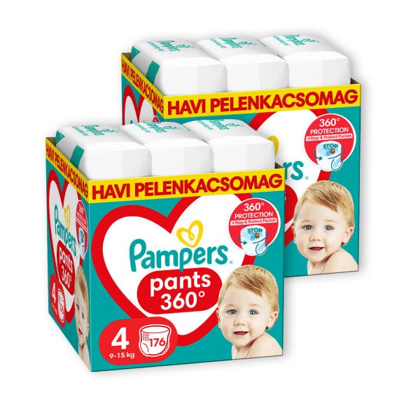  Pampers Active Baby Pants bugyipelenka 4, 9-15 kg, 1+1, 352 db