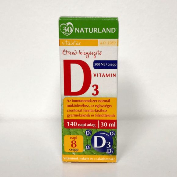 Naturland D3-vitamin cseppek (30 ml)