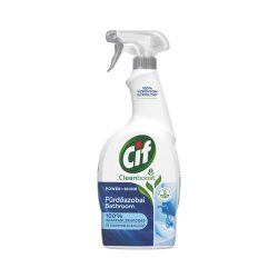   Cif Cleanboost Power&Shine fürdőszobai tisztító spray, vízkőfoltokra, szappanlerakódásra (750 ml)