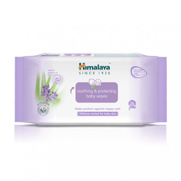 Himalaya Nyugtató és védő nedves törlőkendő (56 db)
