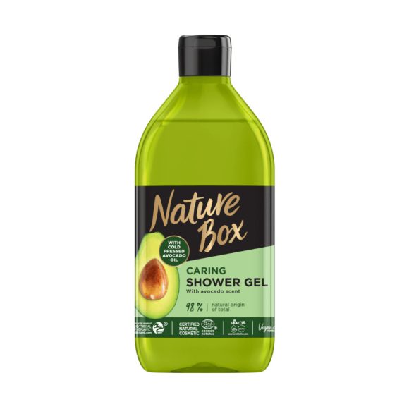 Nature Box Avokádó tusfürdő a táplált bőrért (385 ml)
