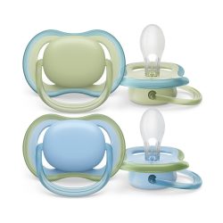   Philips Avent SCF085/21 Játszócumi Ultra air neutral 0-6hó fiús 2db (kék-zöld)