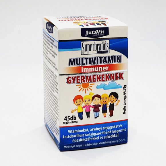 Jutavit Multivitamin rágótabletta gyerekeknek  (45 db)