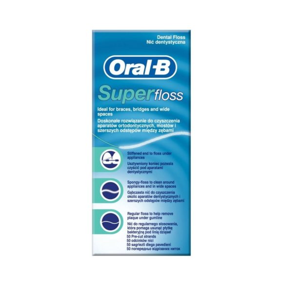 Oral-B superfloss fogselyem (50 m)