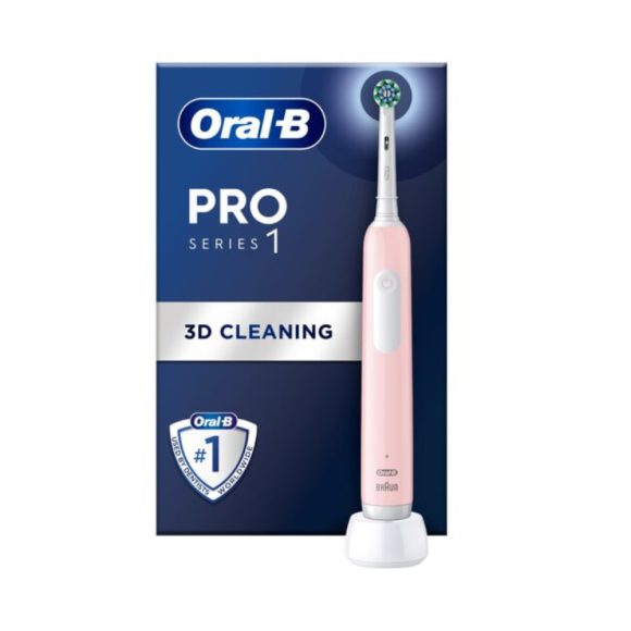 Oral-B Pro Series 1 Elektromos fogkefe tokkal pink