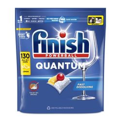   Finish Powerball Quantum All in 1 mosogatógép-kapszula, lemon (130 db)