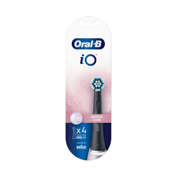 Oral-B iO Gentle Care fogkefefej fekete (4 db)