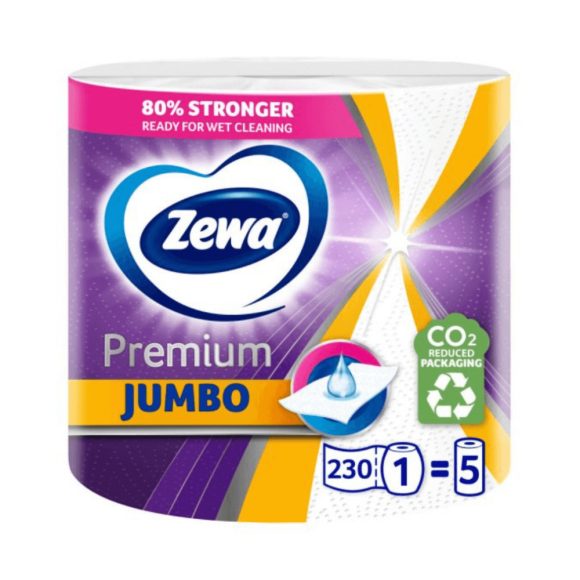 Zewa Premium Jumbo 3 rétegű papírtörlő 1 tekercs (230 lap)