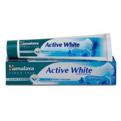   Himalaya Active White fogfehérítő és frissítő gyógynövényes fogkrémgél (75 ml)