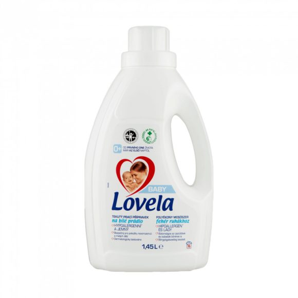 Lovela Baby hipoallergén folyékony mosószer fehér ruhákhoz 1,45 liter (16 mosás)
