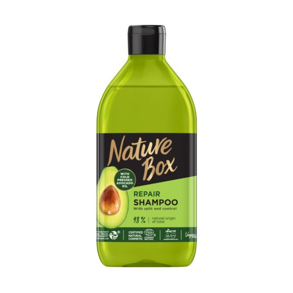 Nature Box Avokádó sampon a regenerált hajért (385 ml)