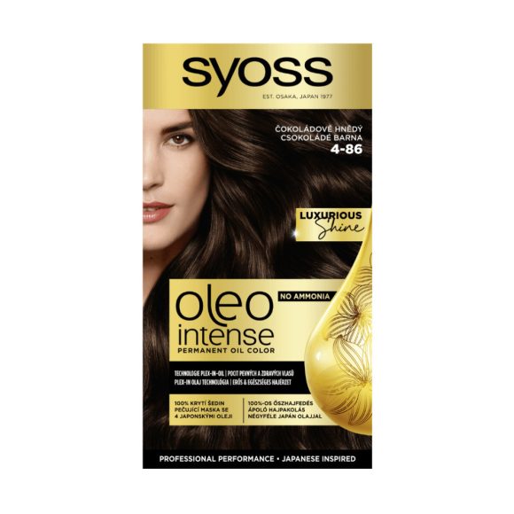 Syoss Color Oleo intenzív olaj hajfesték 4-86 csokoládé barna (1 db)