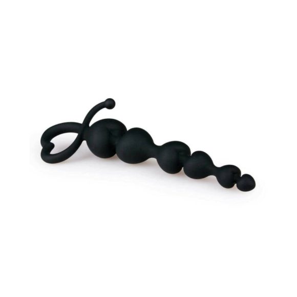 EasyToys gyöngyös anál dildó (fekete)