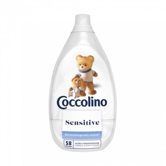 Coccolino Ultimate Care Sensitive Pure ultrakoncentrált öblítő 870 ml (58 mosás)
