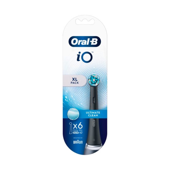 Oral-B iO Ultimate Clean fogkefefej fekete (6 db)
