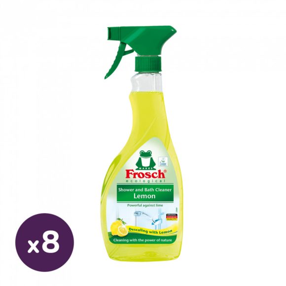 Frosch fürdőszoba tisztító spray citrommal 8x500 ml