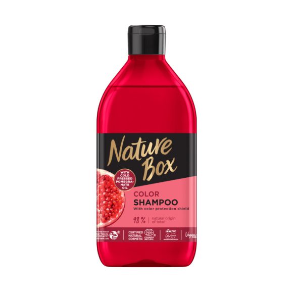 Nature Box Gránátalma sampon, festett hajra (385 ml)