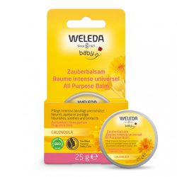   Weleda Bio körömvirágos natúr többcélú védőbalzsam babáknak (25 g)