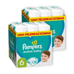    Pampers Active Baby pelenka, Junior 6, 13-18 kg, 1+1, 256 db