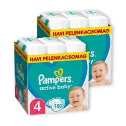  Pampers Active Baby pelenka, Maxi 4, 9-14 kg, 1+1, 360 db