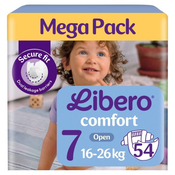 Libero Comfort 7 pelenka, 16-26 kg, 54 db