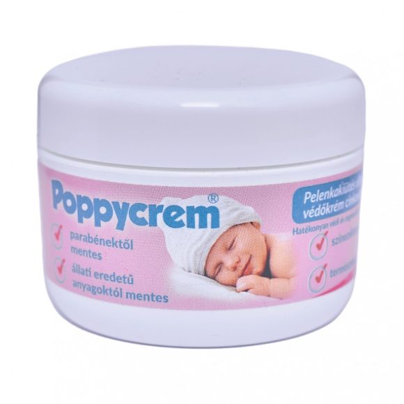 Poppycrem pelenkakiütés elleni védőkrém cinkoxiddal (200 g)
