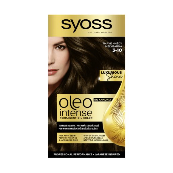Syoss Color Oleo intenzív olaj hajfesték 3-10 mélybarna (1 db)