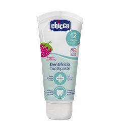 Chicco eper ízű fogkrém xilitollal 12 hó+ (50 ml)