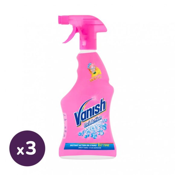Vanish Oxi Action előkezelő spray (3x500 ml)