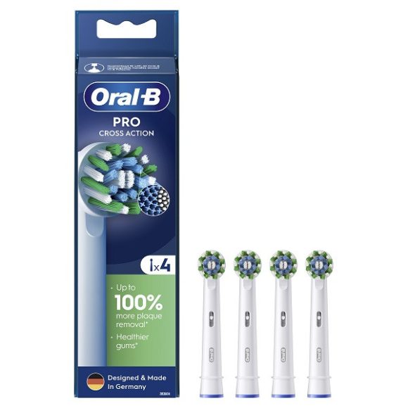Oral-B Pro Cross Action fogkefefej (4 db)