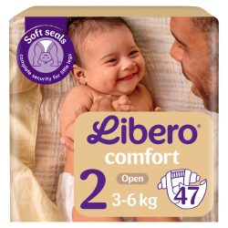 Libero Comfort pelenka 2, 3-6 kg, 47 db