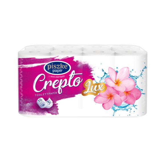 Crepto Lux 3 rétegű toalettpapír 16 tekercs