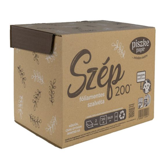 Szép Fóliamentes 2 rétegű szalvéta (200 db)