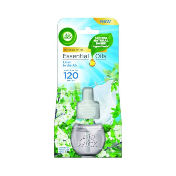 Air Wick elektromos légfrissítő utántöltő, Frissen mosott ruha illat (19 ml)