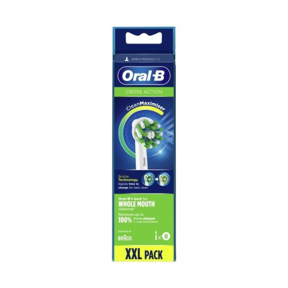 Oral-B CrossAction White pótfej (8 db)