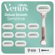 Gillette Venus Delux Smooth Sensitive Női Borotva 9 db Borotvabetéttel