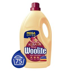   Woolite Keratin Therapy mosószer színes ruhákhoz 4,5 liter (75 mosás)