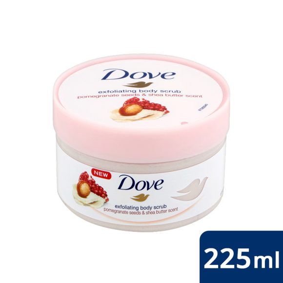 Dove bőrradír gránátalma magokkal és shea vajjal (225 ml)