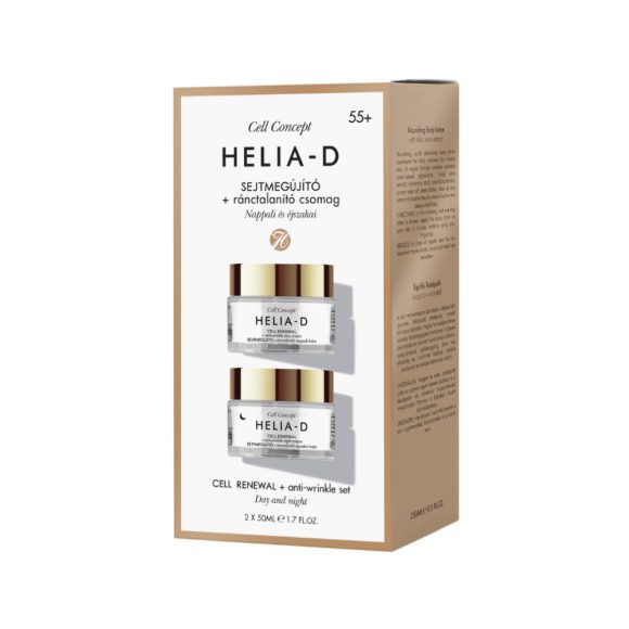 Helia-D Cell concept sejtmegújító + ránctalanító csomag 55+ (100 ml)