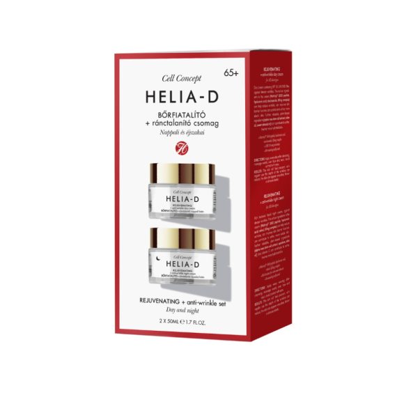 Helia-D Cell concept bőrfiatalító + ránctalanító krém 65+ csomag 2x (50 ml)