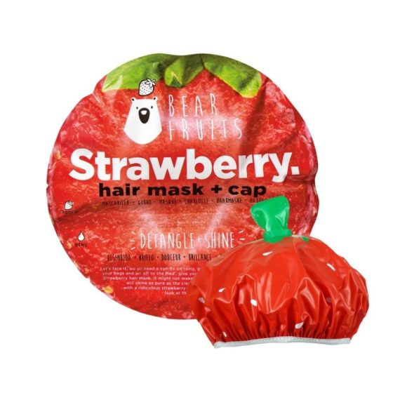 Bear Fruits Hajmaszk és Zuhanysapka - Eper