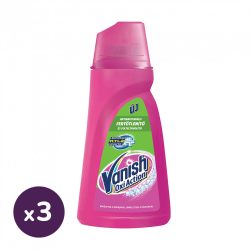   Vanish Oxi Action antibakteriális fertőtlenítő és folteltávolító gél (3x1 liter)
