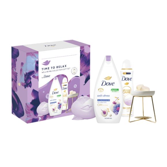 Dove Relaxing ajándékcsomag aromalámpával
