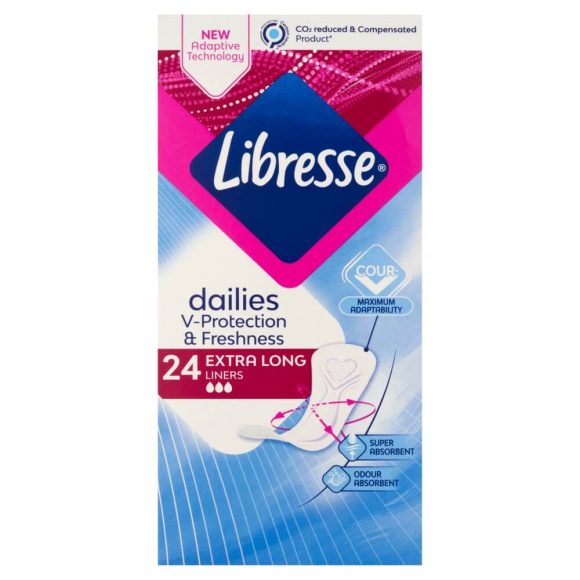 Libresse Dailies Fresh Extra Long tisztasági betét (24 db)