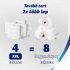 Zewa Deluxe Delicate Care XXL 3 rétegű toalettpapír (4 tekercs)