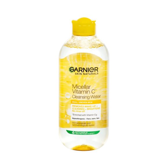 Garnier Skin Naturals ragyogást adó C-vitaminnal* gazdagított micellás víz (400 ml)