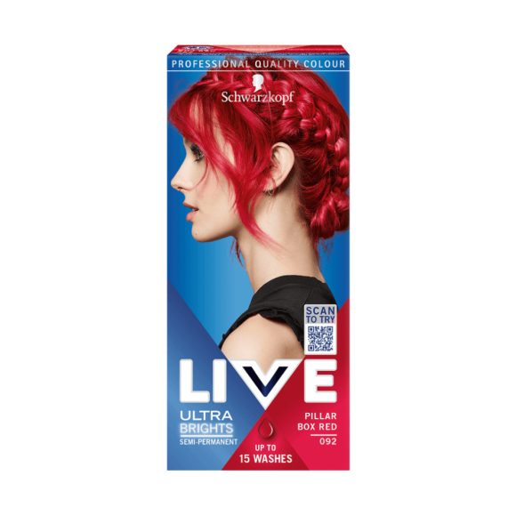 Schwarzkopf Live Color hajszínező - 92 piros (1 db)