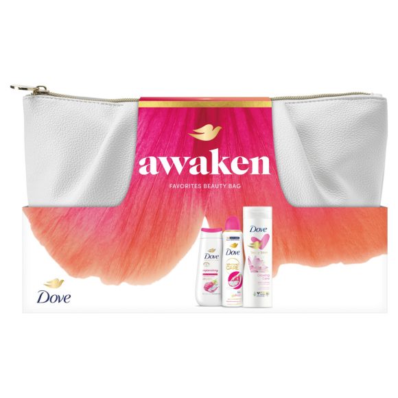 Dove Awaken ajándékcsomag közepes neszesszerrel