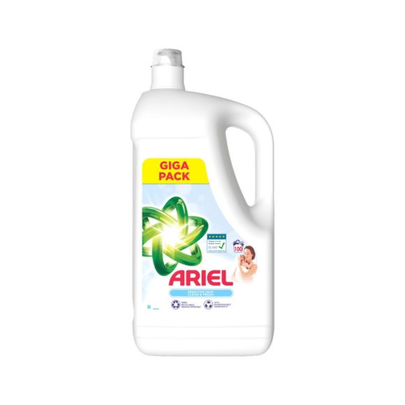 Ariel Folyékony mosószer, Sensitive Skin Clean & Fresh 5 liter (100 mosás)