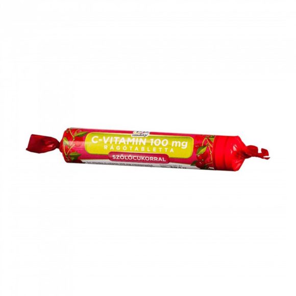 Vitaday 1x1 C-vitamin szőlőcukor cseresznyés rágótabletta (17 db)